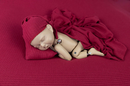 Bean Bag Set - Perforated Cranberry