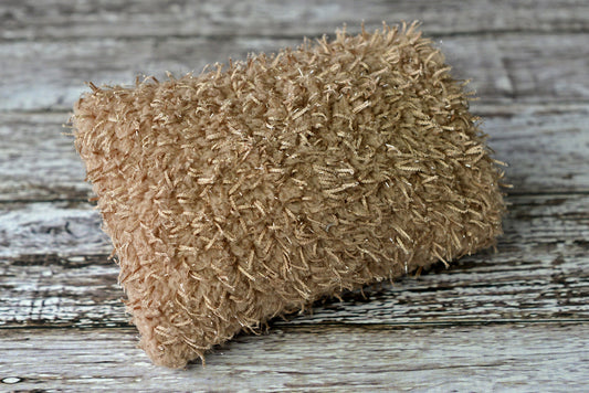 Mini Pillow with Cover - Threads - Khaki
